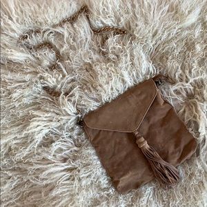 JOIE - Suede Handbag with Tassel